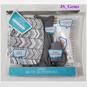 New Adult PPE Essentials Travel Kit Acce